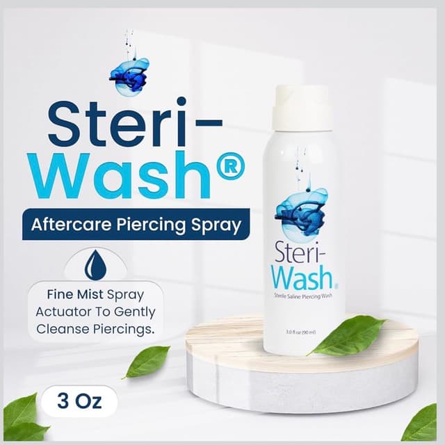 Steri-Wash at JCR Piercings in Gurnee, IL